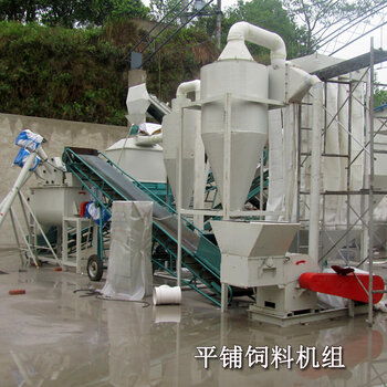 雙鶴平鋪飼料生產設備 打造時產5噸牛羊飼料加工全流程解決方案